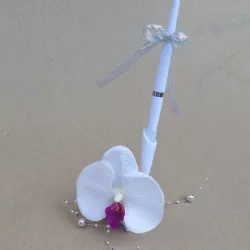 Porte stylo orchidée