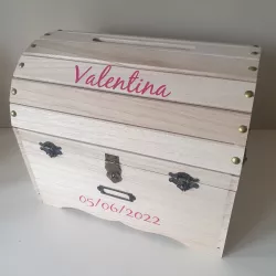 urne coffre bois naturel mariage