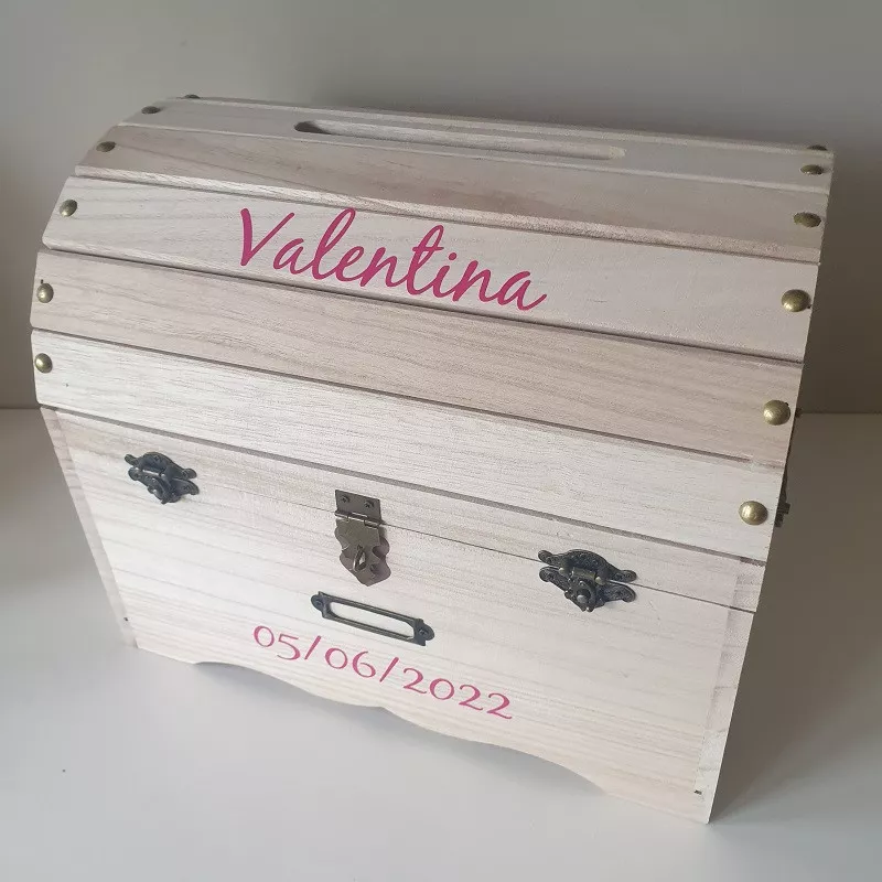 urne coffre bois naturel mariage