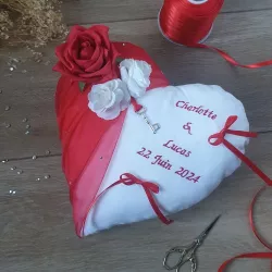Décor mariage roses rouges