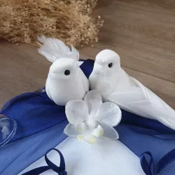 Décor mariage bulles et oiseaux