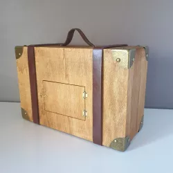 boite à enveloppe valise avec trappe au dos