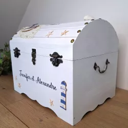 Cagnotte mariage thème marin personnalisée