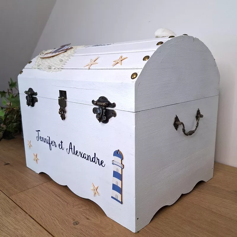 Cagnotte mariage thème marin personnalisée