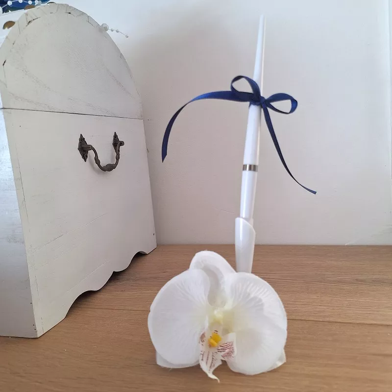 Porte stylo orchidée