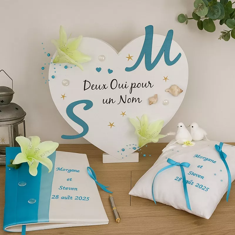 Collection turquoise bleue