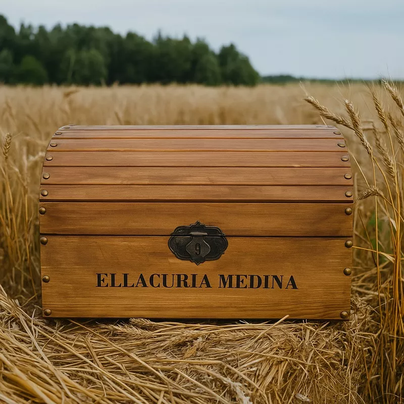 Malle de rangement bois personnalisé