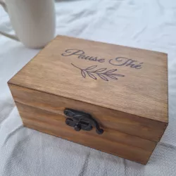 Boite à thé personnalisable