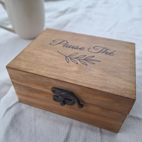 Boite à thé personnalisable