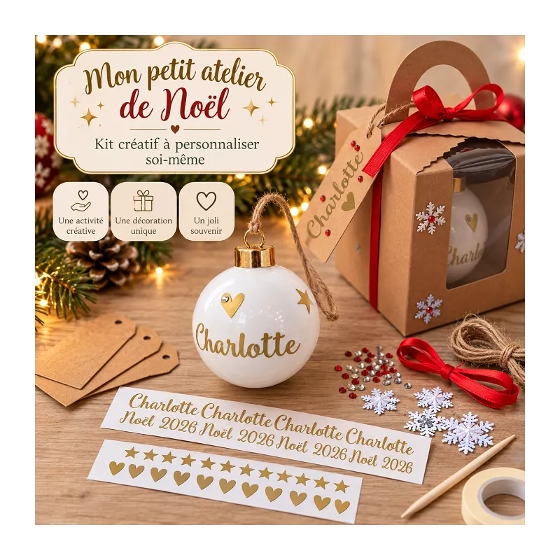 Kit créatif boule de Noel